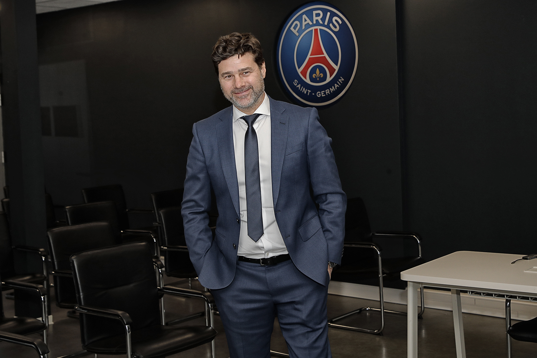 Les premières photos du nouvel entraîneur du Paris SaintGermain
