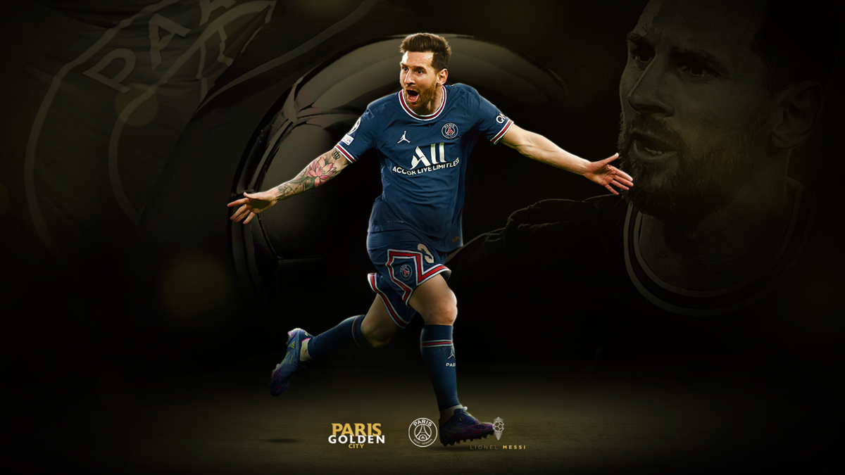 Messi PSG No.30 Paris Saint Germain F.C Décor Lumière 3D Illusion
