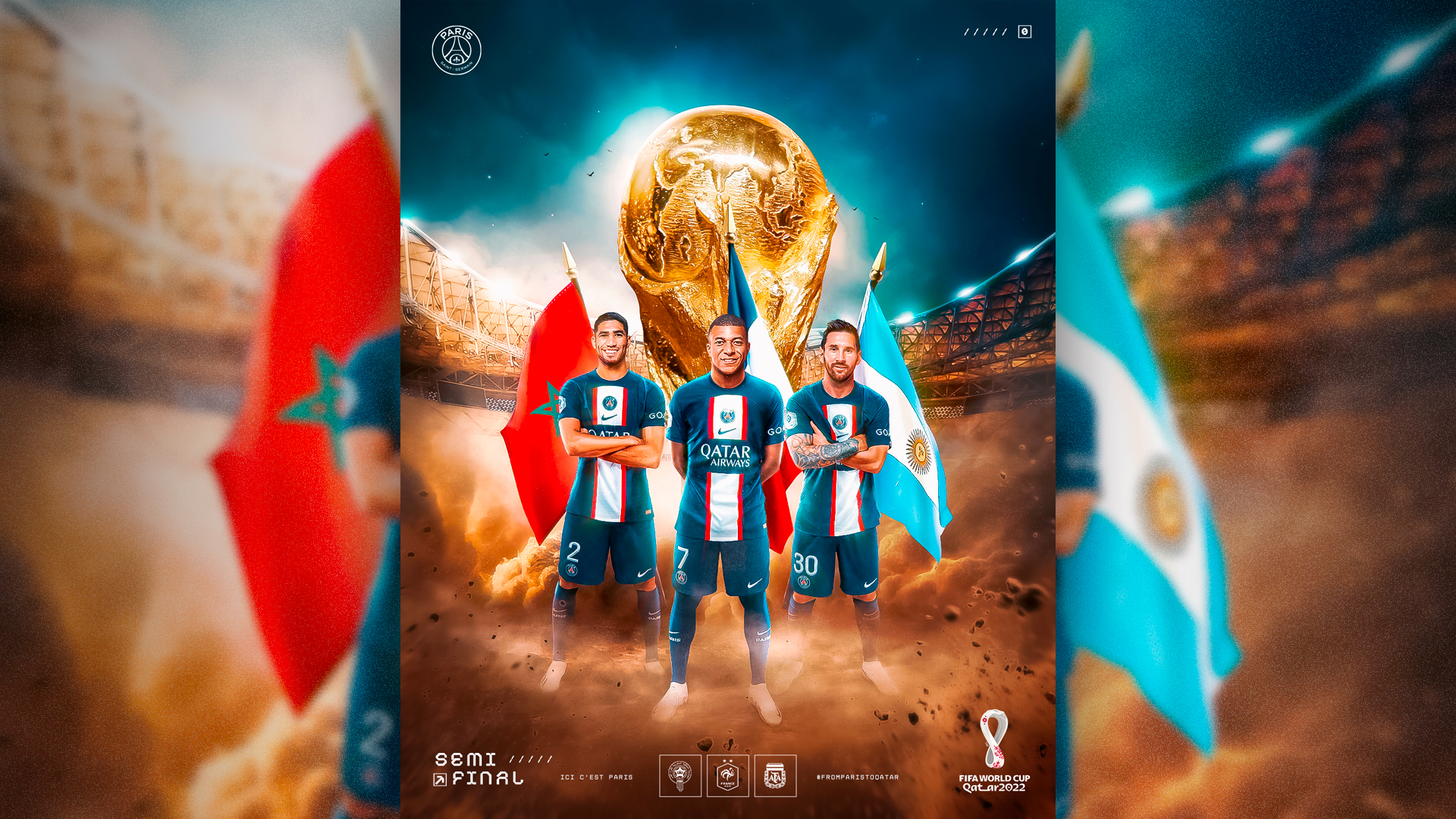 Time for the final four of the World Cup! Paris Saint-Germain