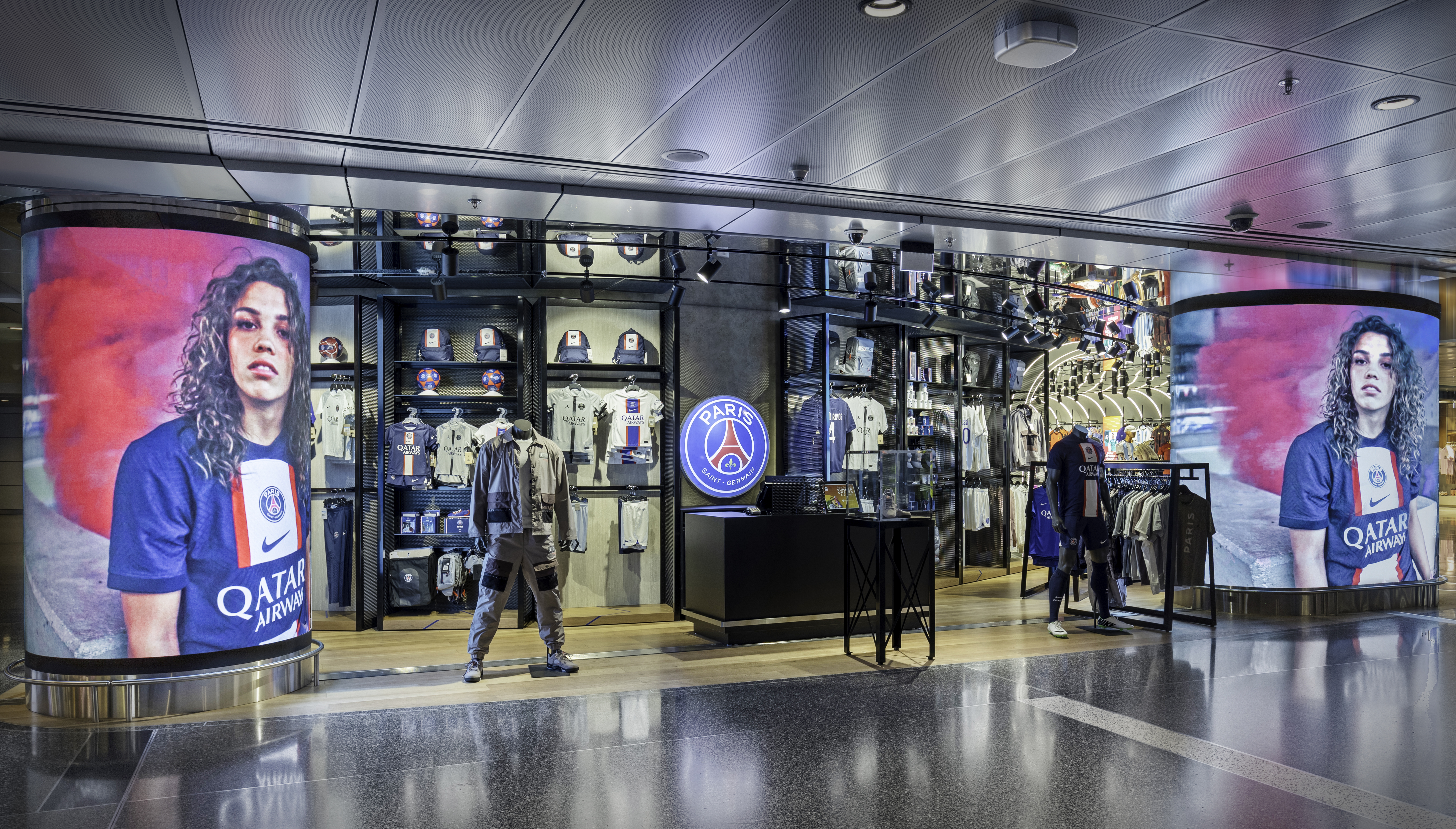 PSG reveal new store in Hamad International Airport Paris Saint Germain