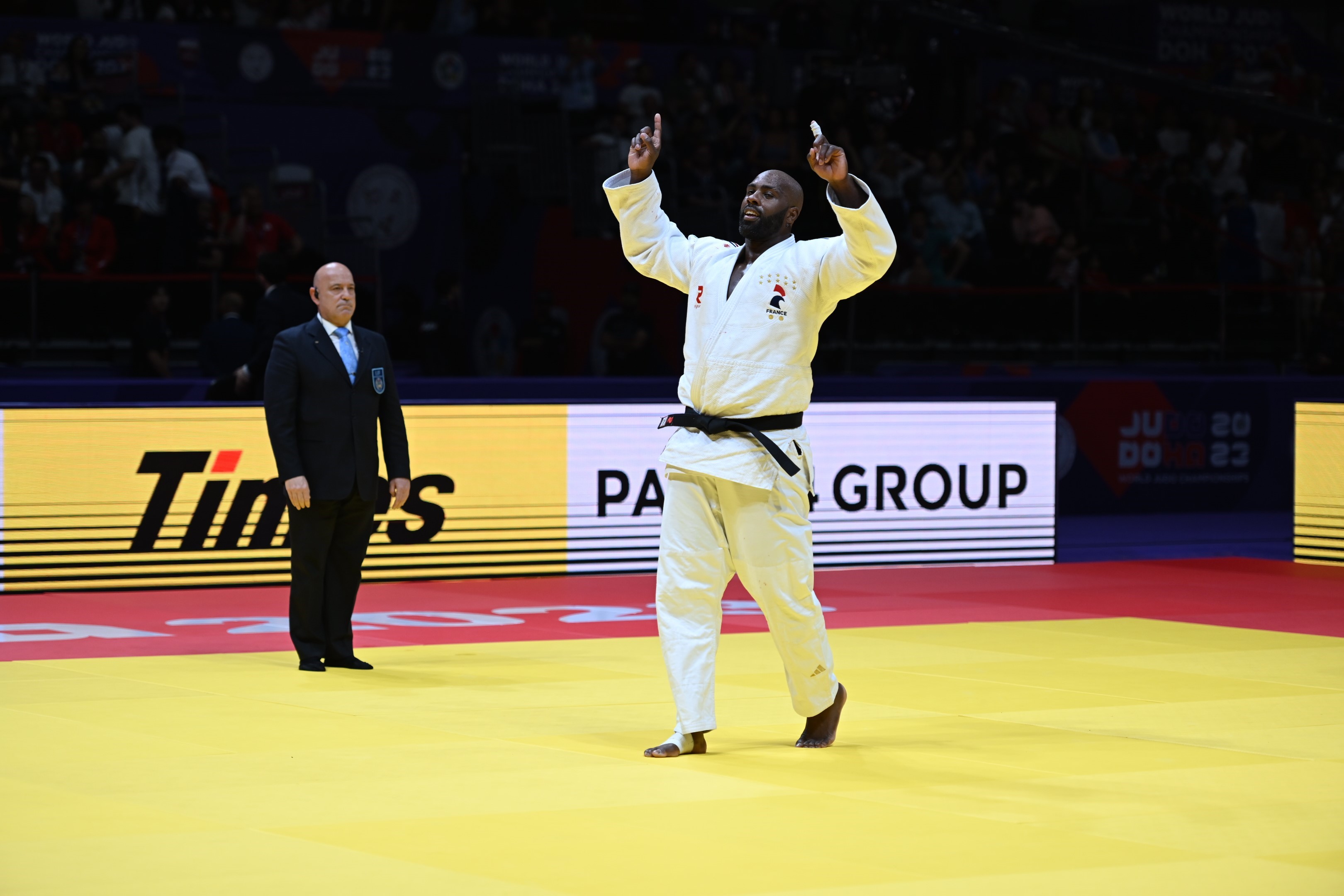 Teddy Riner, champion du monde pour la onzième fois Paris SaintGermain