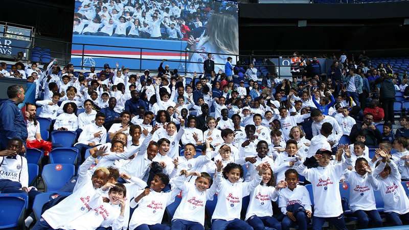 PSG : 7.000 enfants de la fondation du club assistent à un