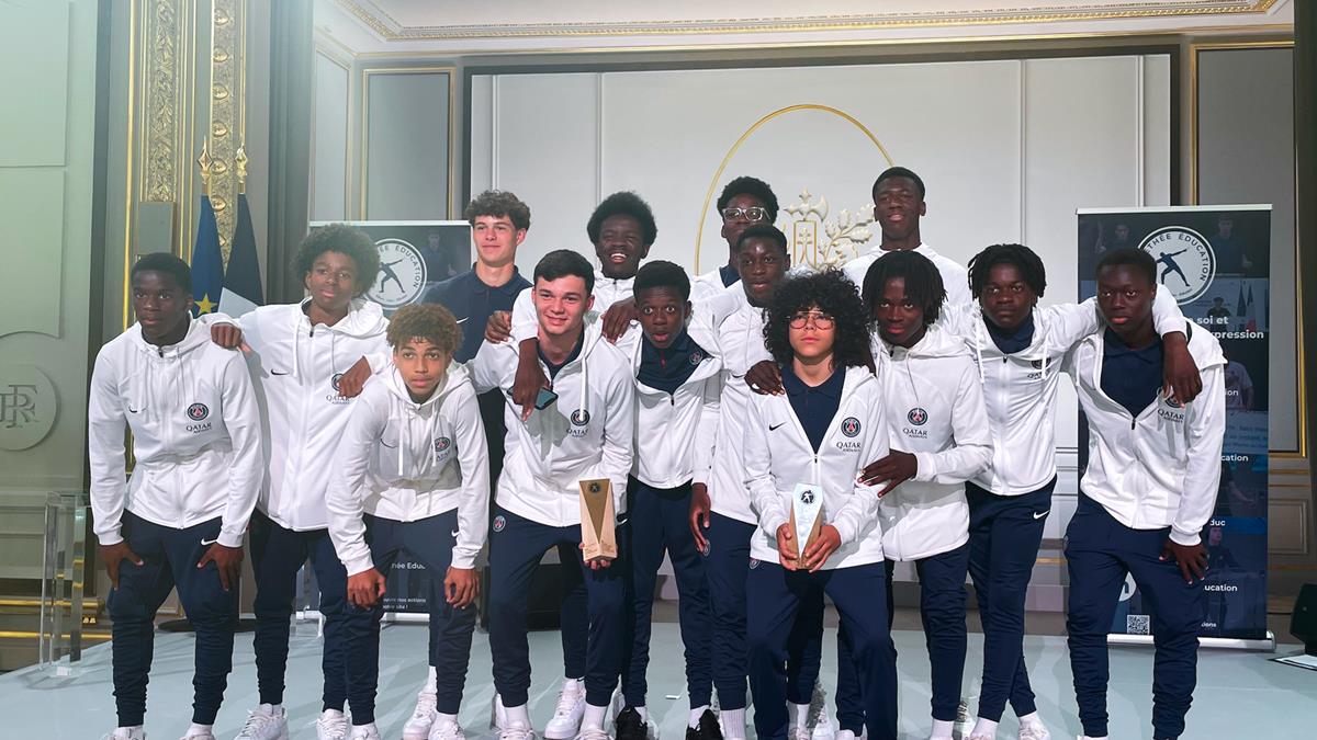 The next generation of Paris Saint-Germain shines with their eloquence at the Elysee