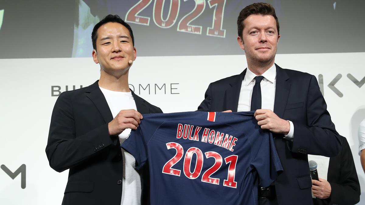 Bulk Homme nouveau sponsor régional du PSG en Asie 