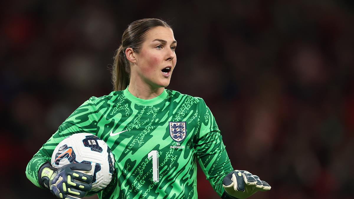 Mary Earps with England
