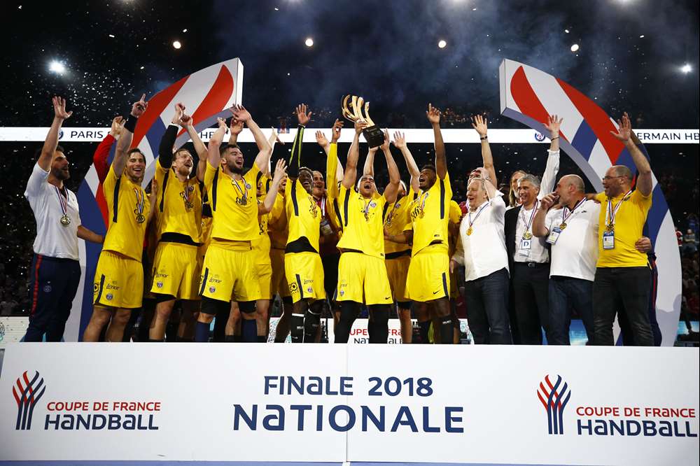 HANDBALL 05/05/2018 Coupe de France PSG HANDBALL-NIMES 32/26