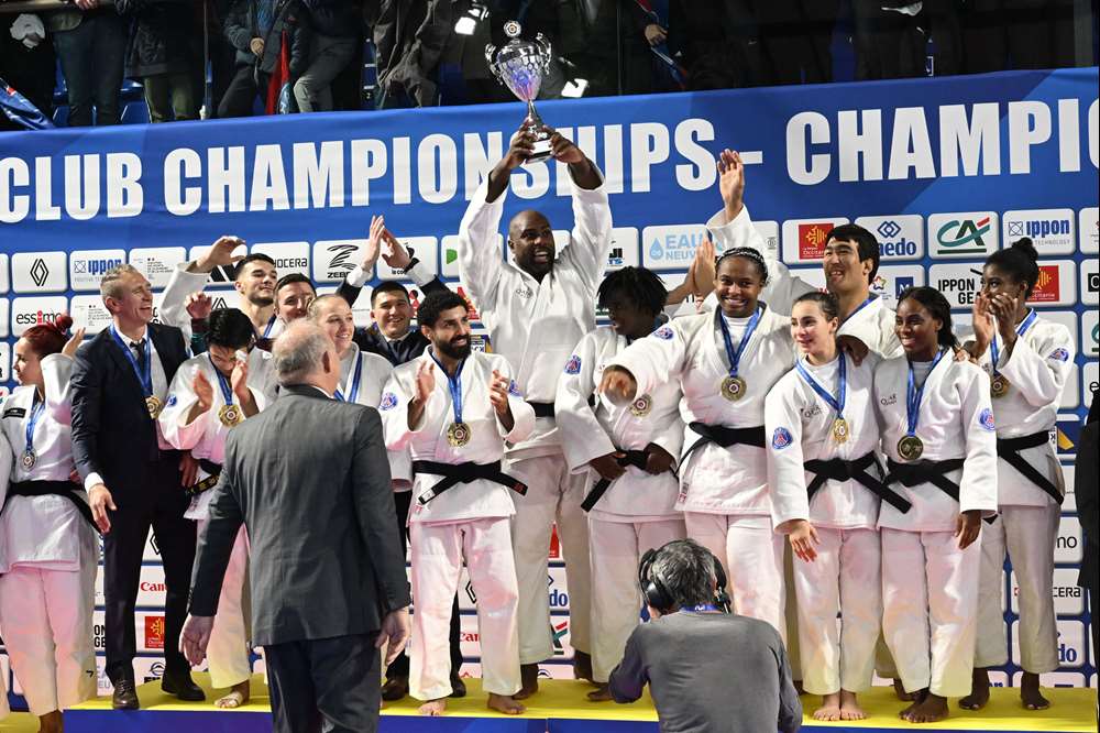 JUDO 21/12/2024 Ligue des champions mixte PSG JUDO-ETOILE ROUGE BELGRADE (à Montpellier)
